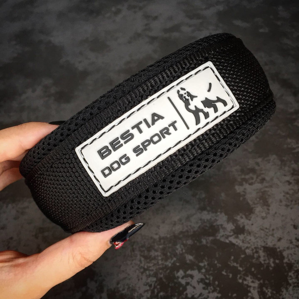 COLLAR DE LIBERACIÓN RÁPIDA BESTIA DOG SPORT NEGRO Y DORADO