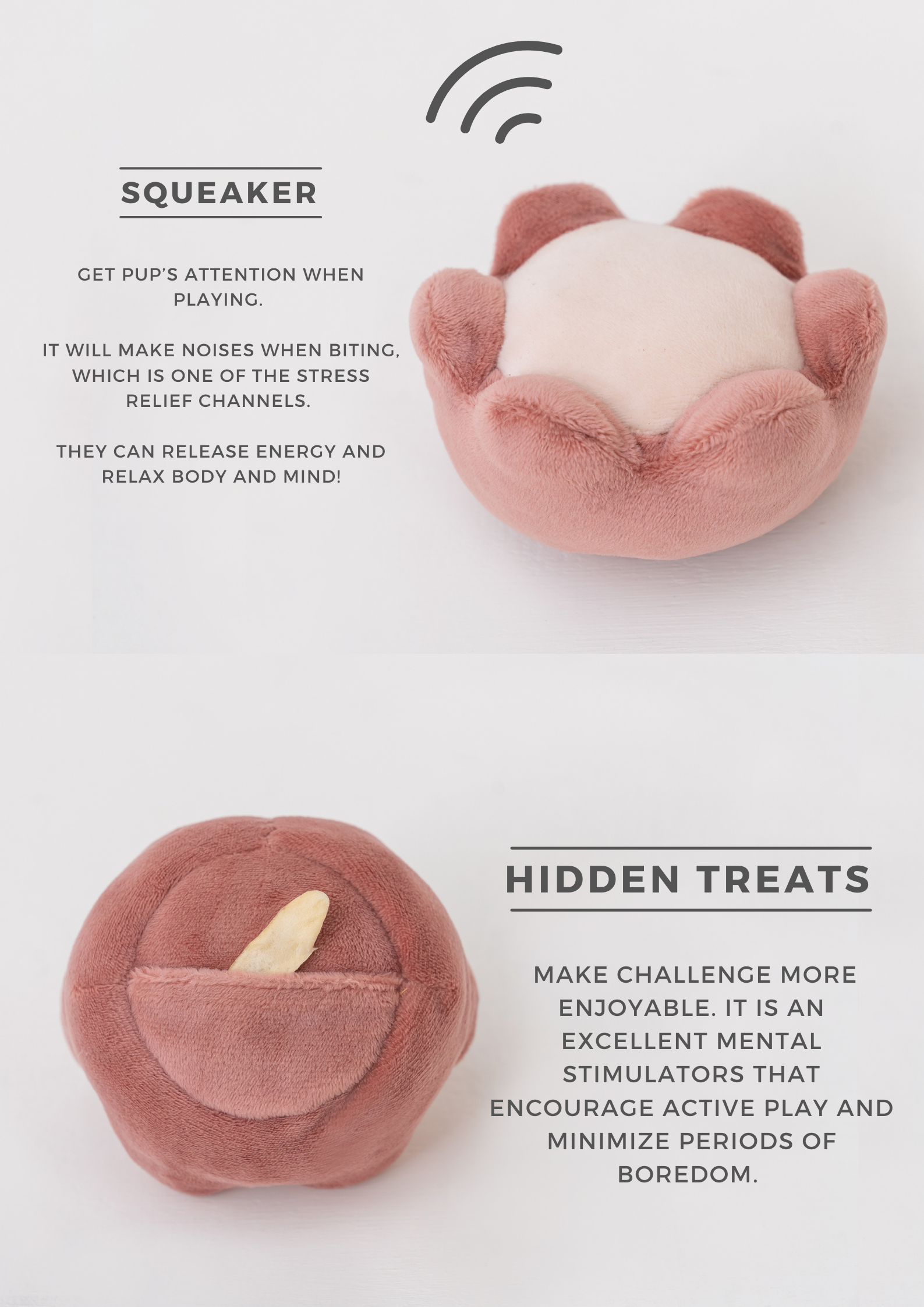 JUGUETE PARADISE PARA MASCOTAS - Rosa