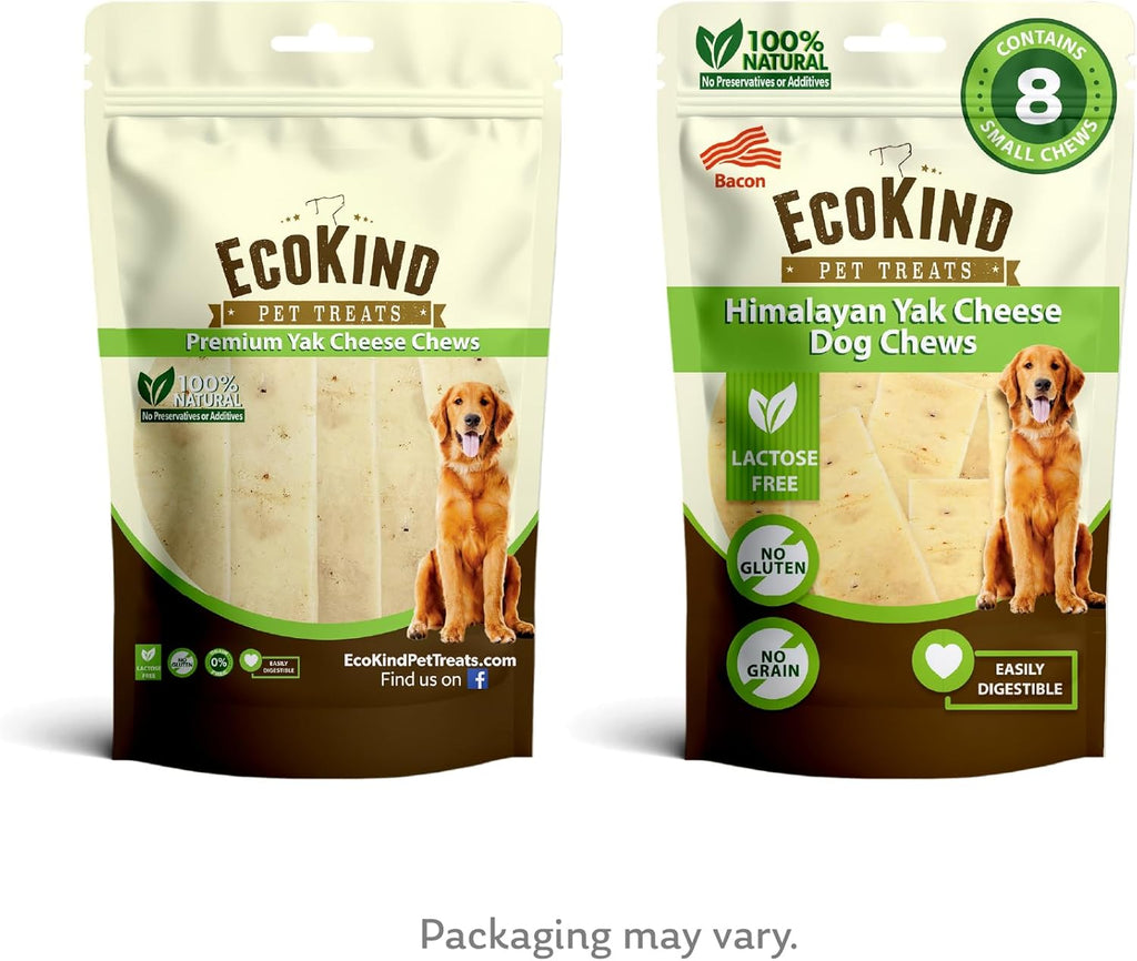 Masticables Gold Yak con sabor a tocino para perros grandes (bolsas de 1 a 5 libras)